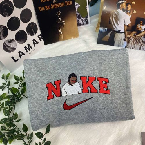 Nike Kendrick Lamar Merch Embroidered Crewneck T-Shirt, Sweatshirt for Men Women Shirt, Gift for Men Women