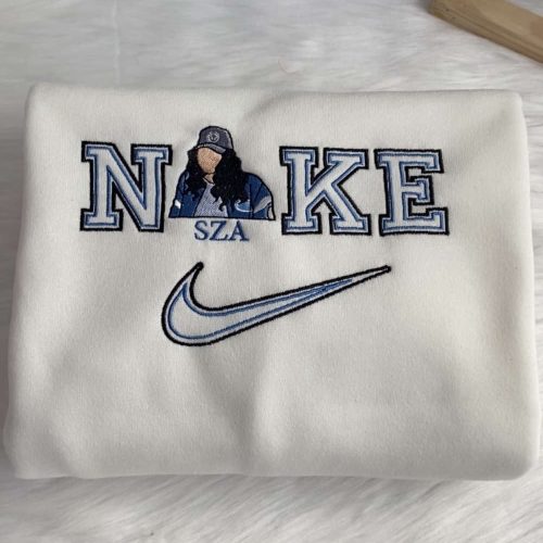 Nike SZA SOS Tour Embroidered Crewneck T-Shirt, Sweatshirt for Men Women Shirt, Gift for Men Women