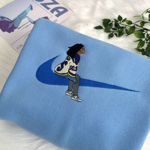 Nike SZA With New Balances Embroidered Crewneck T-Shirt, Sweatshirt for Men Women Shirt, Gift for Men Women