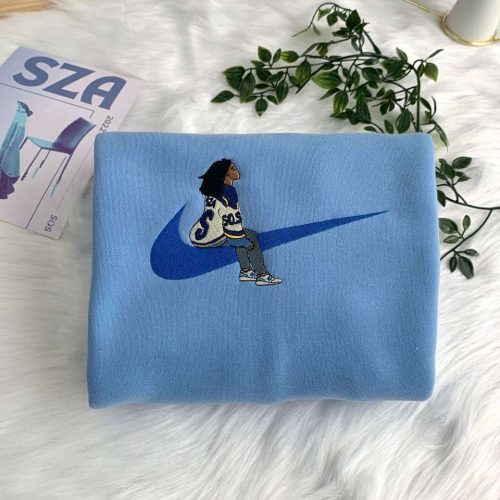 Nike SZA With New Balances Embroidered Crewneck T-Shirt, Sweatshirt for Men Women Shirt, Gift for Men Women