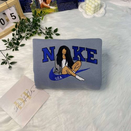 Nike x SZA Embroidered Crewneck T-Shirt, Sweatshirt for Men Women Shirt