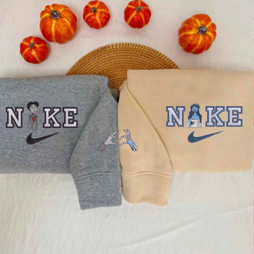 Beyoncé Renaissance Embroidered Crewneck T-Shirt, Sweatshirt for Men Women Shirt Nike x Victor Van Dort and Emily Matching Embroidered Crewneck T-Shirt, Sweatshirt for Men Women Shirt