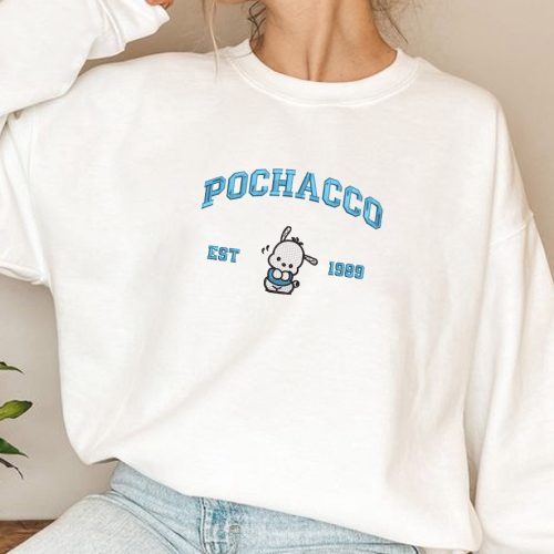Pochacco Sweater: Trending Cartoon Embroidered Sweatshirt Vintage Crewneck and Embroidery Hoodie for a Stylish Look! Pochacco Sweater: Trending Cartoon Embroidered Sweatshirt Vintage Crewneck and Embroidery Hoodie for a Stylish Look!