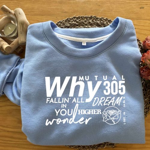 Shaw Mendes Embroidered Crewneck T-Shirt, Sweatshirt for Men Women Shirt, Gift for Men Women