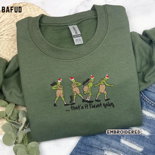 Pocahontas And John Smith Matching Couple Embroidered Crewneck T-Shirt, Sweatshirt for Men Women Sweatshirt That’s It I’m Not Going Christmas Embroidered Crewneck T-Shirt, Sweatshirt for Men Women Shirt