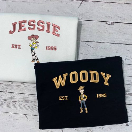 Disney Woody & Jessie Sweatshirt – Toy Story Shirts for Couples Perfect Valentine Gift – EH376-377 Disney Woody & Jessie Sweatshirt – Toy Story Shirts for Couples Perfect Valentine Gift – EH376-377