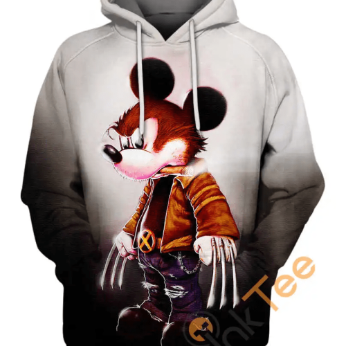 Wolverine Mickey Hoodie 3D AOP Shirt – Shirts Gift for Mickey Lovers