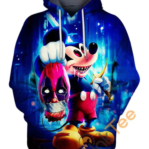 Evil Mickey Mouse Hoodie 3D  AOP Shirt – Shirts Gift for Mickey Lovers