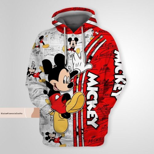 Christmas Mickey Hoodie, Disney Mickey Unisex Hoodie – Gift for Mickey Fans