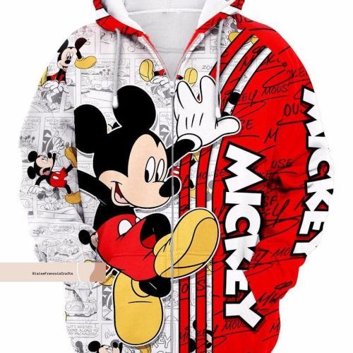 Christmas Mickey Hoodie, Disney Mickey Unisex Hoodie – Gift for Mickey Fans