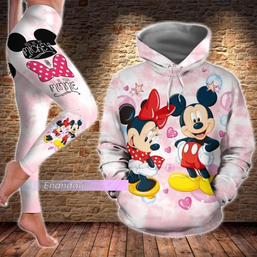 Minnie And Mickey Hoodie, Minnie Women’s Leggings, Minnie Mouse Hoodie, Mother’s Day Gift, Leggings For Women, Minnie Lover Gift – Shirts Gift for Mickey Fans