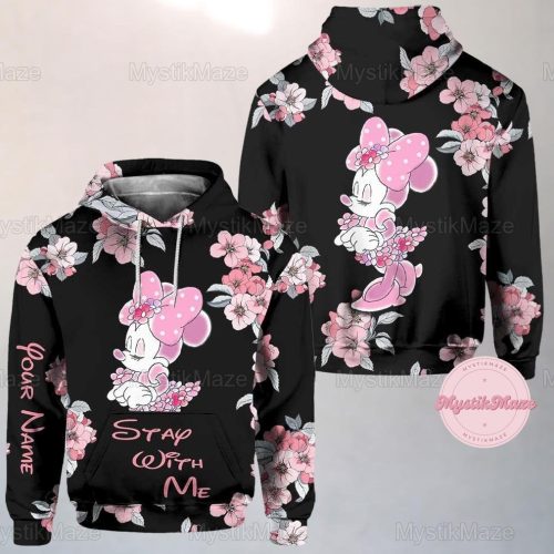 Personalized Minnie Mouse Hoodie, Minnie Disney Legging, Minnie Mickey 3D Hoodie, Funny Minnie Workout Legging, Minnie Trendy Hoodie – Shirts Gift for Mickey Fans