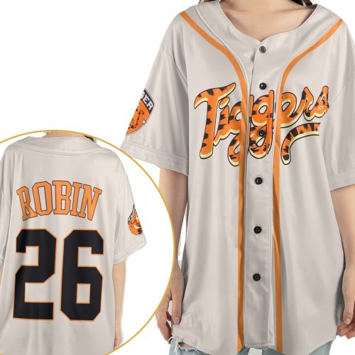 Tiggers Robin 26 Winnie The Pooh 2 Sided Baseball Jersey Shirt, Disney Baseball Sport Outfits, Walt Disney World Disneyland Trip Birthday