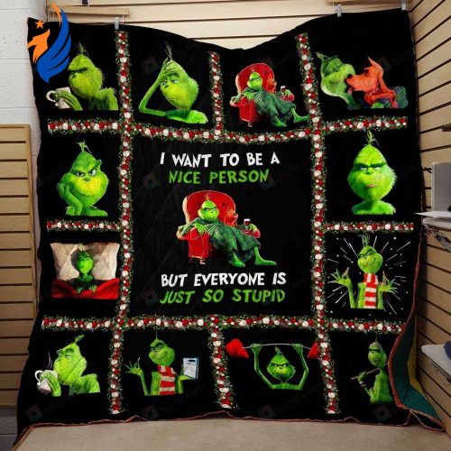 3d Grinches Blanket Quilt 3d Grinches Blanket Quilt