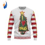 3D Grinches I Love Christmas Ugly Sweater