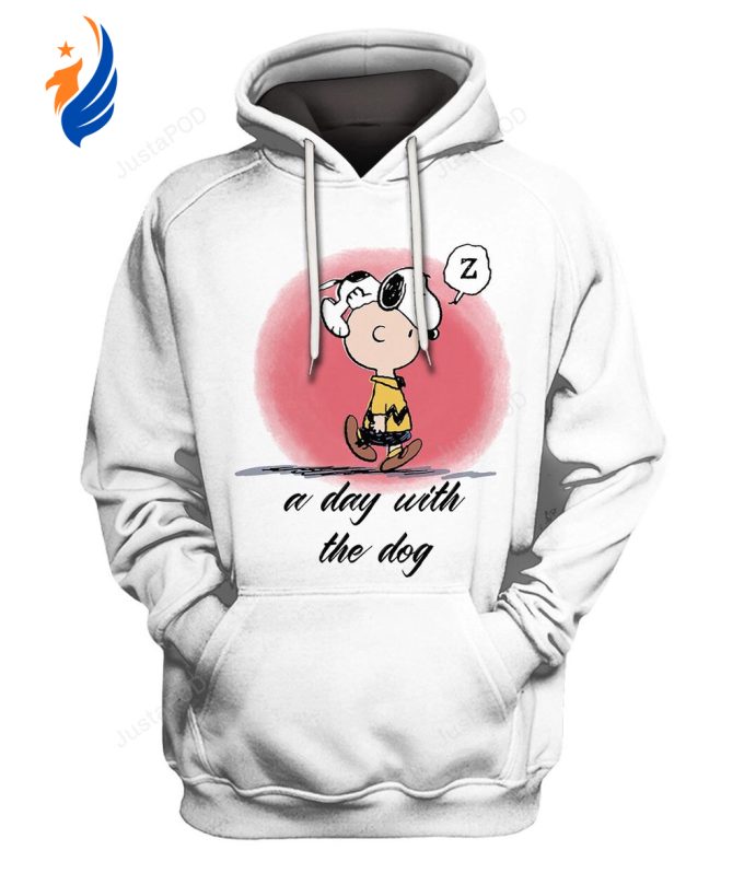A Day With The Dog Snoopy 3D All Over Print Hoodie, Zip-up Hoodie A Day With The Dog Snoopy 3D All Over Print Hoodie, Zip-up Hoodie