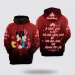 A Great Love Is Not One Who Love Many Mickey Minnie Over Print 3D Hoodie A Great Love Is Not One Who Love Many Mickey Minnie Over Print 3D Hoodie
