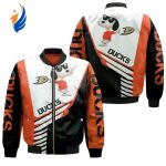 Anaheim Ducks Snoopy For Fans Bomber Jacket Anaheim Ducks Snoopy For Fans Bomber Jacket