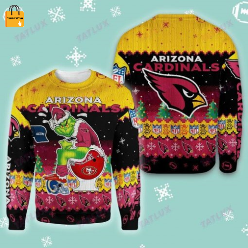 Arizona Cardinals The Grinches NFL Ugly Christmas Sweater