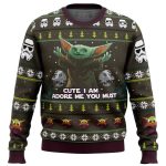 Baby Yoda Cute Mandalorion Star Wars Ugly Christmas Sweater Baby Yoda Cute Mandalorion Star Wars Ugly Christmas Sweater