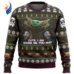 Baby Yoda Cute Mandalorion Star Wars Ugly Christmas Sweater Baby Yoda Cute Mandalorion Star Wars Ugly Christmas Sweater