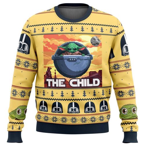 Baby Yoda the Child Mandalorion Star Wars Ugly Christmas Sweater Baby Yoda the Child Mandalorion Star Wars Ugly Christmas Sweater