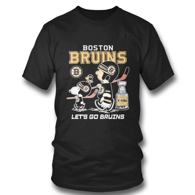 Score Big with Boston Bruins Snoopy T-shirt – Let s Go Bruins & Bring Home the Cup!