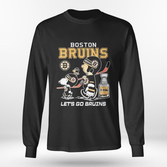 Score Big with Boston Bruins Snoopy T-shirt – Let s Go Bruins & Bring Home the Cup!