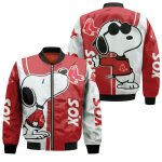 Boston Red Sox Snoopy Lover Bomber Jacket  – Gift for Men Women