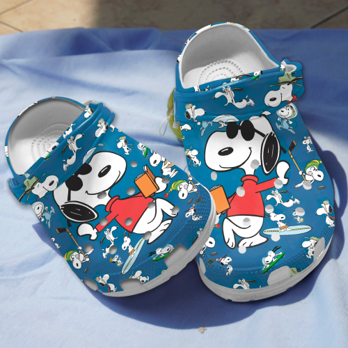 Breathable And Lightweight Peanuts Snoopy Blue Clogs Breathable And Lightweight Peanuts Snoopy Blue Clogs