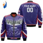 Buffalo Bills Legends Sign 60Th Anniversary AFC West Champions Snoopy Fan Personalized Bomber Jacket