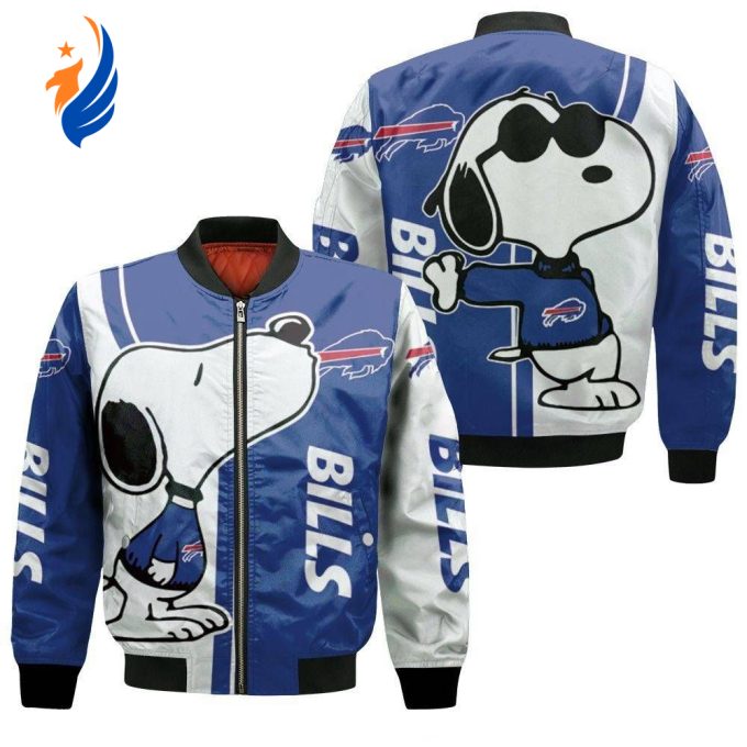 Buffalo Bills Snoopy Lover Bomber Jacket Buffalo Bills Snoopy Lover Bomber Jacket