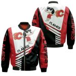 Calgary Flames Snoopy For Fans Bomber Jacket Calgary Flames Snoopy For Fans Bomber Jacket