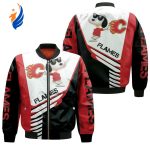 Calgary Flames Snoopy For Fans Bomber Jacket Calgary Flames Snoopy For Fans Bomber Jacket