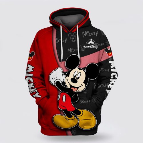 Charming Mickey Mouse 3D Hoodie Zipper Hoodie Charming Mickey Mouse 3D Hoodie Zipper Hoodie
