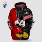 Charming Mickey Mouse 3D Hoodie Zipper Hoodie