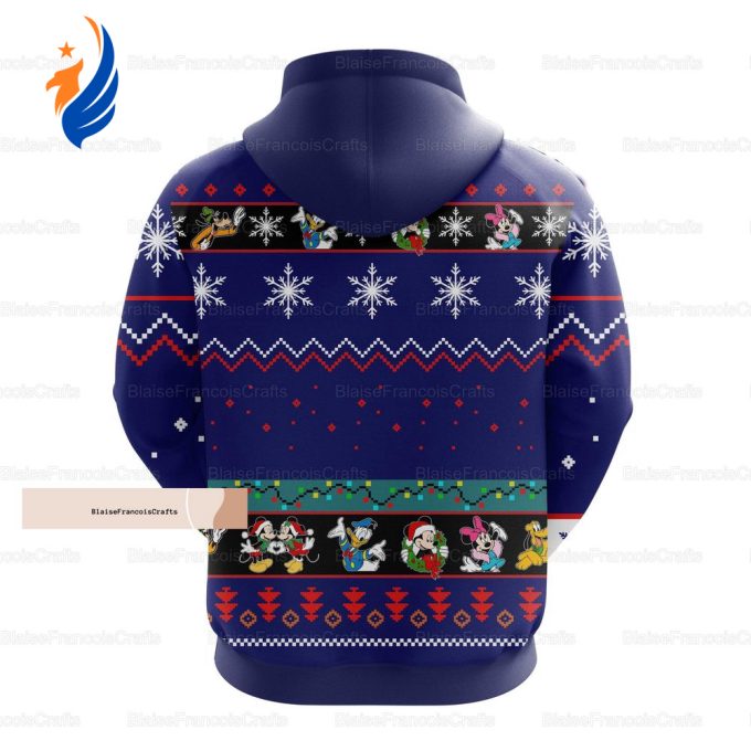 Christmas Mickey And Friends 3D Hoodie, Mickey And Friends Aesthetic Hoodie