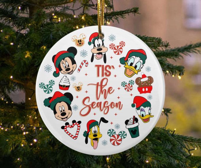 Christmas Tis The Season Magical Christmas Ornament, Mickey Christmas Ornament