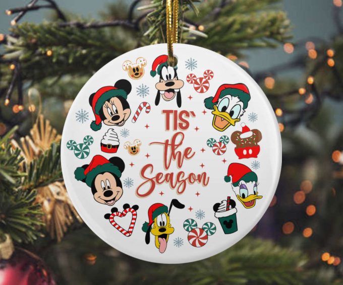 Christmas Tis The Season Magical Christmas Ornament, Mickey Christmas Ornament