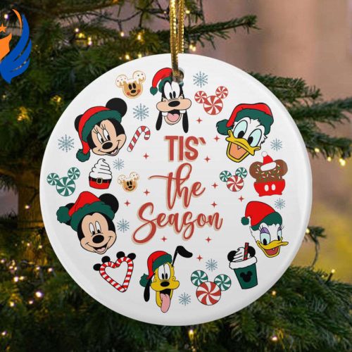 Christmas Tis The Season Magical Christmas Ornament, Mickey Christmas Ornament Christmas Tis The Season Magical Christmas Ornament, Mickey Christmas Ornament