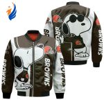 Cleveland Browns Snoopy Lover Bomber Jacket Cleveland Browns Snoopy Lover Bomber Jacket