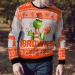 Cleveland Browns The Grinches Christmas AOP Ugly Sweater