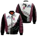Colorado Avalanche Snoopy For Fans Bomber Jacket – Gift for Men Women Colorado Avalanche Snoopy For Fans Bomber Jacket – Gift for Men Women
