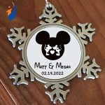 Custom Mickey Minnie Ornament, Disney Ornament, Disneyland Ornament Custom Mickey Minnie Ornament, Disney Ornament, Disneyland Ornament