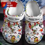 Custom Name Clogs Snoopy Classic Clogs for kids and adults