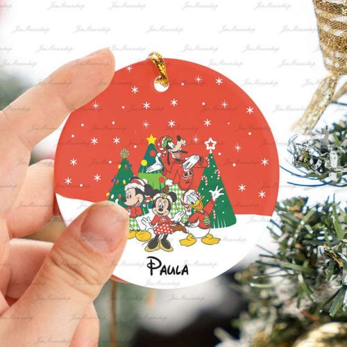 Customized Disney Christmas 2024 Ornament, Mickey and Friends Ornament Customized Disney Christmas 2024 Ornament, Mickey and Friends Ornament
