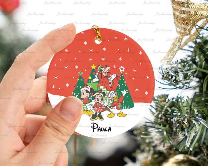Customized Disney Christmas 2024 Ornament, Mickey and Friends Ornament