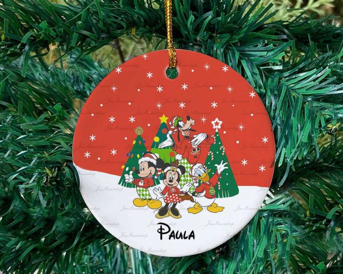 Customized Disney Christmas 2024 Ornament, Mickey and Friends Ornament