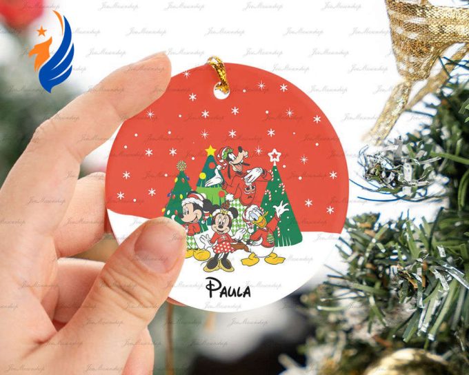 Customized Disney Christmas 2024 Ornament, Mickey and Friends Ornament