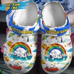 Customized Happy Summer Snoopy On The Beach Cartoon Clogs Shoes Customized Happy Summer Snoopy On The Beach Cartoon Clogs Shoes